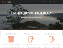 Tablet Screenshot of denotemedia.com